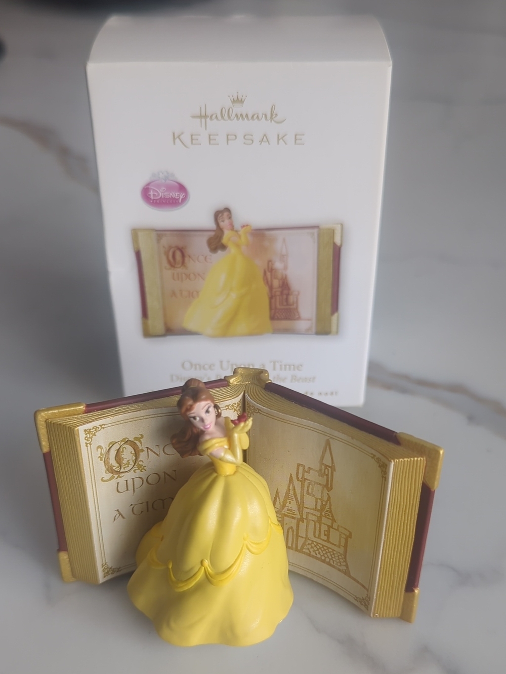 2010 Keepsake Disney Once Upon A Time Princess Belle Christmas Tree Ornament